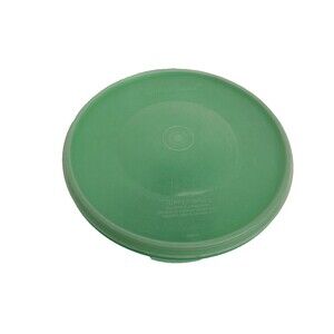 Vintage Tupperware Crisp-It Lettuce Keeper 679-19 Lid 680-10 Jadeite Green